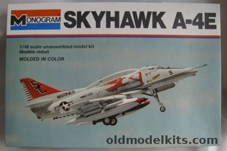 Monogram 1/48 Skyhawk A-4E - VMAT-102 Marines or VA-144 Navy, 5406 plastic model kit